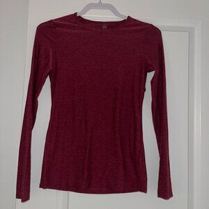 Beyond Yoga Red Featherweight Long Sleeve
